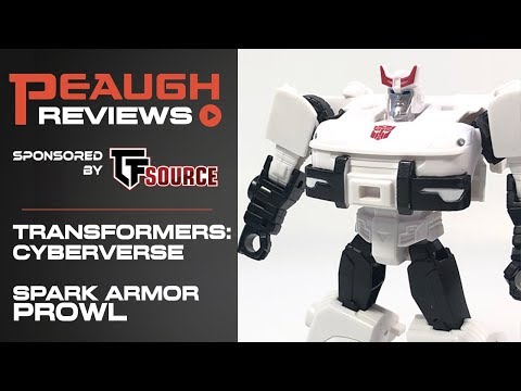 Video Review: Transformers Cyberverse - Spark Armor PROWL