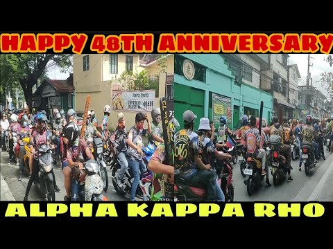 HAPPY 48TH ANNIVERSARY ALPHA KAPPA RHO | LONG LIVE