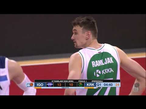 ABA Liga 2019/20, Round 19 match: Igokea - Krka (9.2.2020)