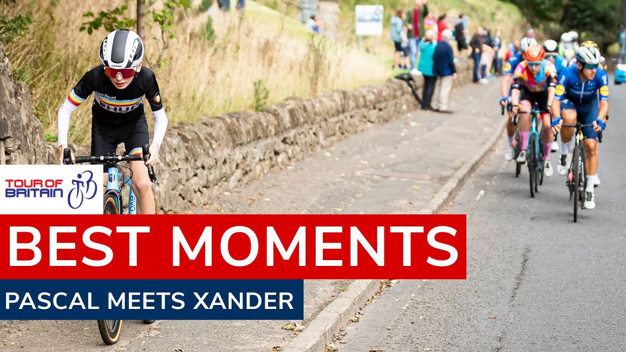 Pascal Eenkhoorn meets Xander Graham | 2021 Tour of Britain - YouTube