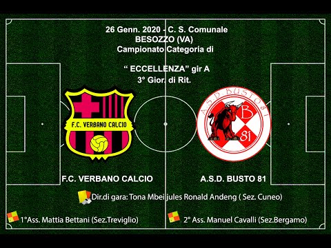 26-01-20 Highlights F.C. Verbano - A.S.D. Busto 81. 1-1
