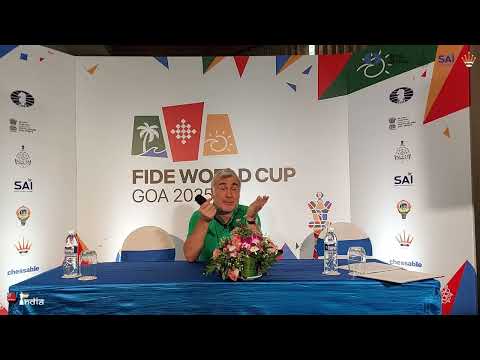 Press Conference with GM Vasyl Ivanchuk - FIDE World Cup 2025