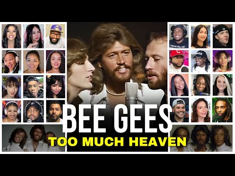Bee Gees - Too Much Heaven - REACTION COMPLILATION