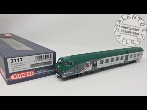 Unboxing Vitrains 3117 carrozza pilota ‘mazinga’ di 2 classe MDVC livrea Trenord epoca VI. 