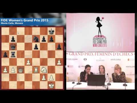 Round 10 Cramling Pia (SWE) 1/2 - 1/2  Koneru Humpy (IND)