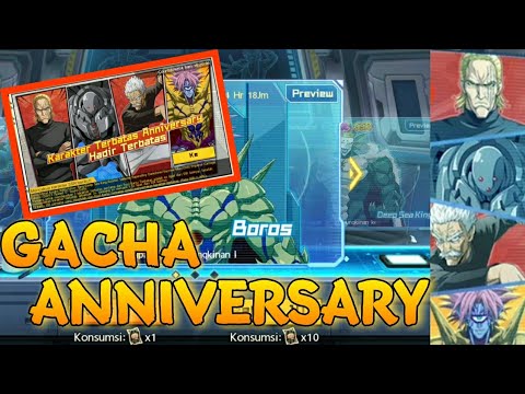 RATE UP ANNIVERSARY GACHA RUSAK ? BENERAN RUSAK ? - One Punch Man The Strongest