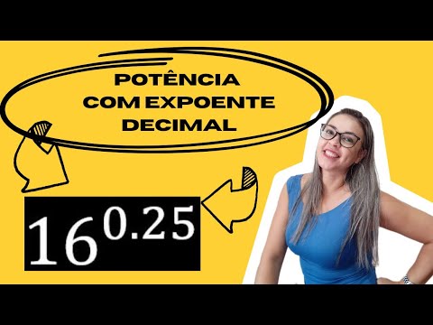 Potência com expoente Decimal