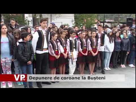 Depunere de coroane la Bușteni