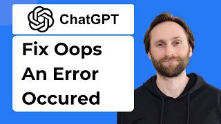 Download lagu How to Fix ChatGPT 'Oops an Error Occurred' [2026 Guide] mp3