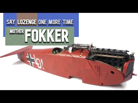 Superdetaillierte Nachbildung eines Flugzeugmotors aus dem Ersten Weltkrieg (Fokker D VII F von W...