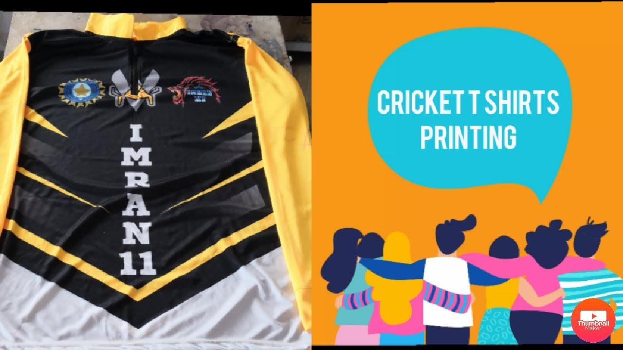 Watch video Cricket T shirts, how to print t shirts, Customized T shirts Now Cricket T shirts, how to print t shirts, Customized T shirts
