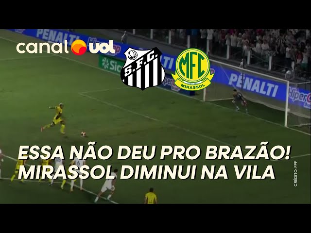 Santos 2 x 1 Mirassol: veja os gols e melhores momentos do jogo