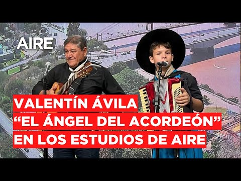 🪗 Valentín Ávila "El ángel del acordeón" en los estudios de AIRE de Santa Fe - Segunda parte