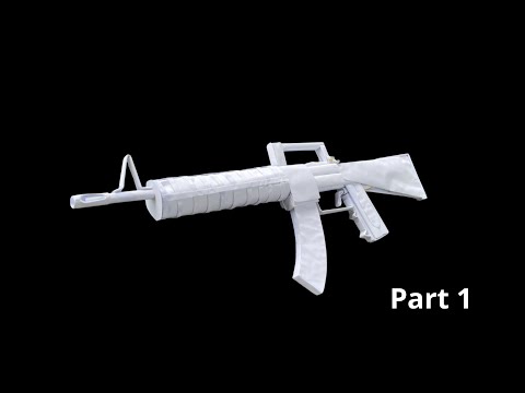 HOW TO MAKE M16 PAPER GUN | STEP BY STEP TUTORIAL