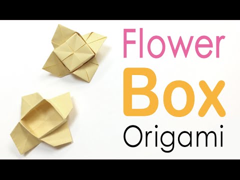 DIY✨ Origami Paper Flower Box Ideas - Origami Kawaii〔#059〕