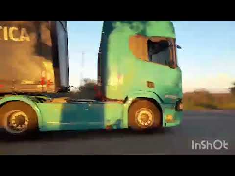 CAMIONES EN RP158 , SAN FRANCISCO , CORDOBA , ARGENTINA , VIDEO 231