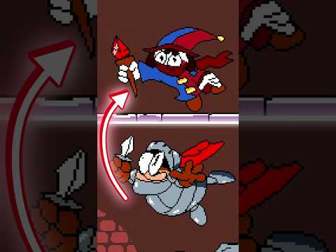 Pomni in Pizza Tower is Pure Chaos 🎪 Pomni Over Peppino (v.0.3.3) [Pizza Tower Mods Shorts]
