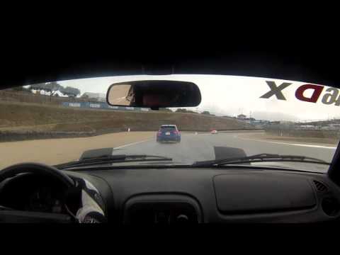 Laguna Seca Miata sideways in the rain 11/08/2015