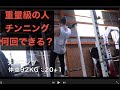 #筋トレ みんなは #チンニング 何回出来る?(8分42秒) 低重量トレ 動画最後の解説必見《筋トレ研究所》2019年12月9、10、11日 宇和島トレ