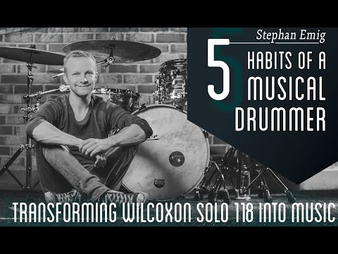 Wilcoxon Challenge - Solo No. 118 - Drum Set Application