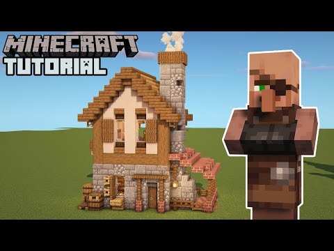 Minecraft - Weaponsmith's House Tutorial (Villager Houses)