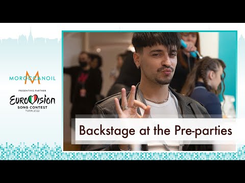 Backstage at Eurovision 2022 pre-parties