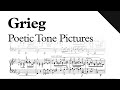 Grieg - Poetic Tone Pictures, Op. 3 (Sheet Music)