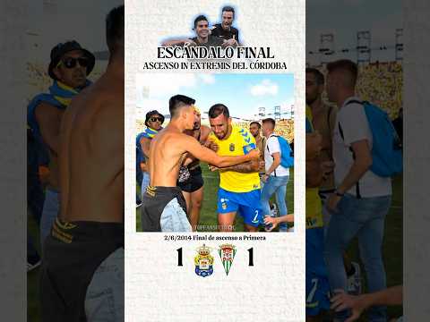 ¡¡¡Un final de locura!!! UD Las Palmas 1 Córdoba 1 #futbol #shorts #españa
