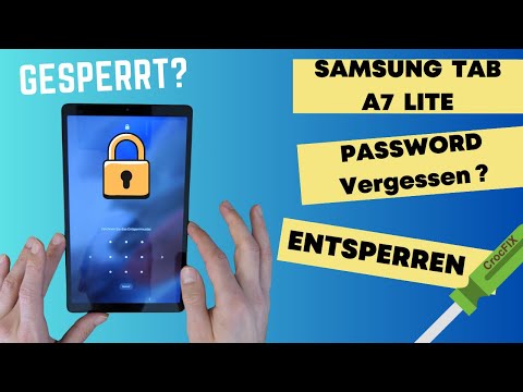 SAMSUNG Tab A7 LITE gesperrt ? / Entsperren / Password Löschen / zurücksetzen
