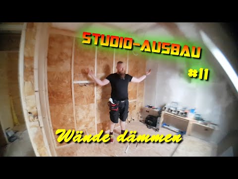 🔨STUDIO AUSBAU🔨  Time to build ╠ #11 ╣Ruhe im Karton  Wanddämmung╠