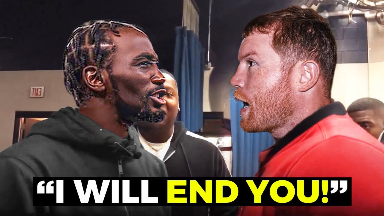 FACE TO FACE! Canelo Alvarez HEATED Exchange With Terence Crawford