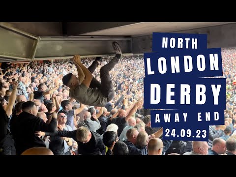 💥MENTAL NORTH LONDON DERBY💥 AWAY END LIMBS 💪 Arsenal vs Tottenham 24.09.23 손흥민 #spurs #coys