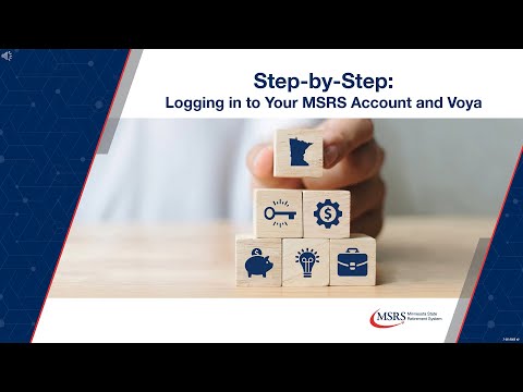 Step-by-Step: Logging in to Your MSRS Account and Voya