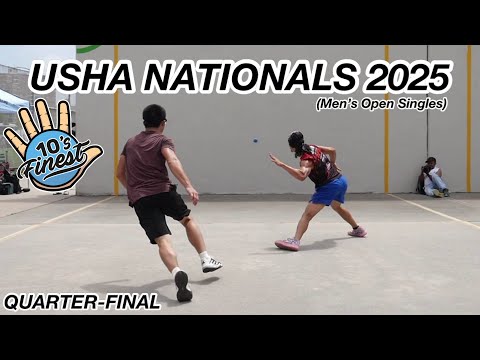 USHA NATIONALS 2025 (Men's Open Singles) | Quarter-Final: Tavo VS. Stanley Wu