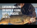 Video Thumbnail for Catching Saskatchewan Walleye on Rapala Jigging Raps and Procure Scents