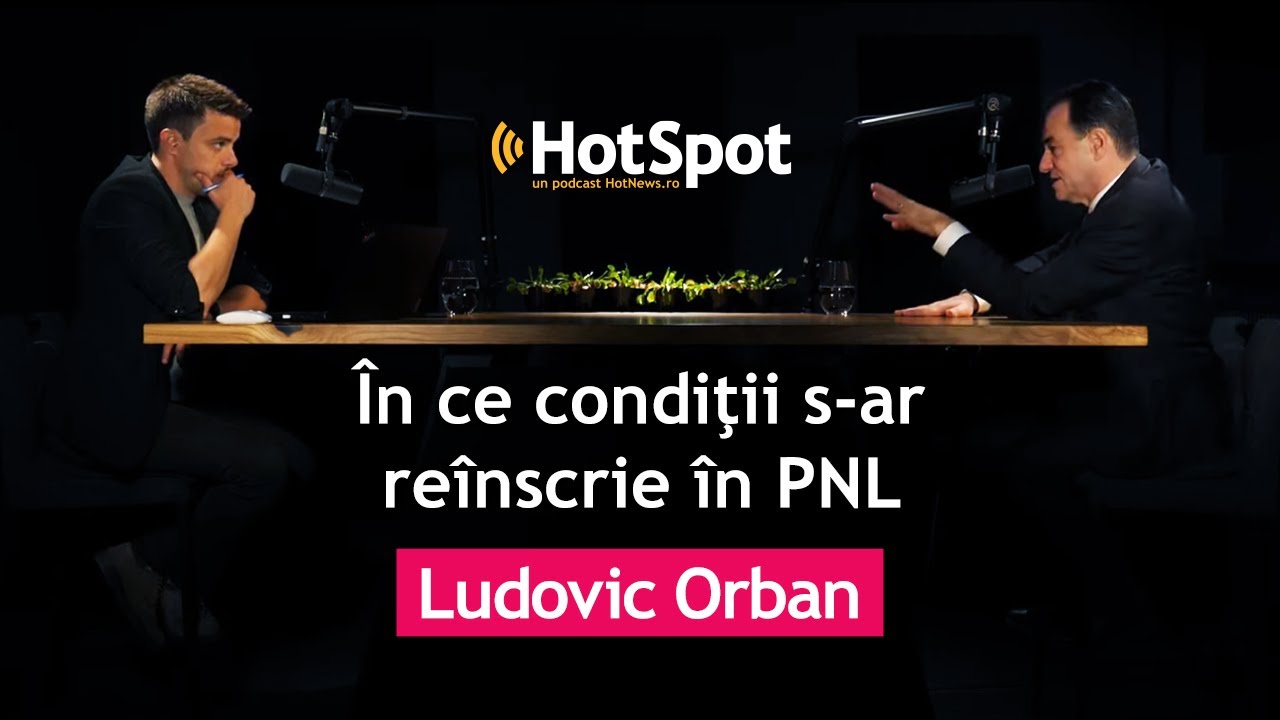Ludovic Orban, despre ce s-a întâmplat cu „dreapta unită” | HotSpot LIVE ep. 03