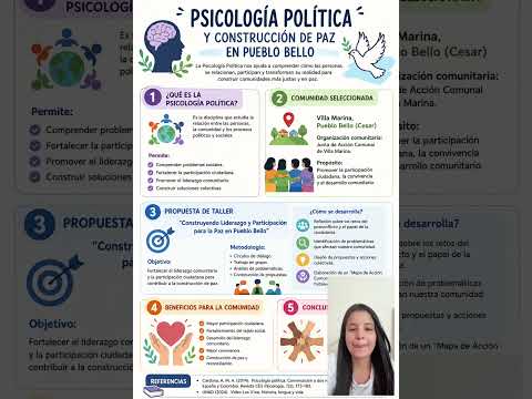 Psicóloga Política - Construcción de paz en Pueblo Bello Cesar