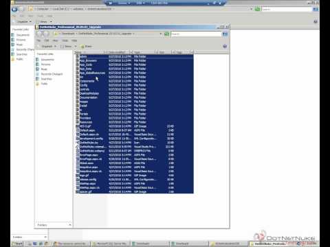 How to upgrade DotNetNuke