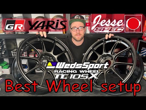 What is the ideal wheel size for Toyota GR Yaris? 18x8.0?18x9.0?18x9.5? Lets check Wedssport TC105X