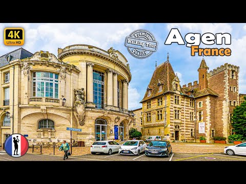 ???????? AGEN, Nouvelle Aquitaine, Fall in Love with France Again, Spectacular Walking Tour [4K/60fps]