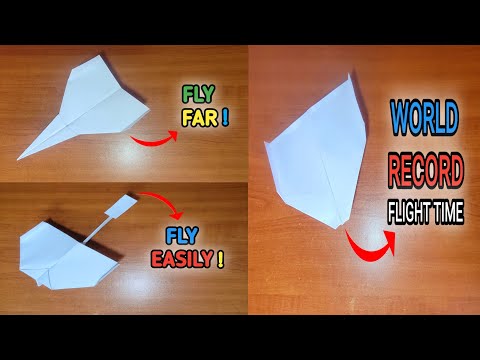 How To Make 3 Easy Paper Airplanes That Fly Far | How To Make The Best Paper Airplane