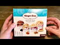 ASMR Unboxing Haagen Dazs The Mini Joys Collection No Talking Crinkling Tapping Sounds