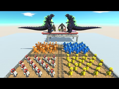 Who Will Fall In Rainbow Friends - Animal Revolt Battle Simulator