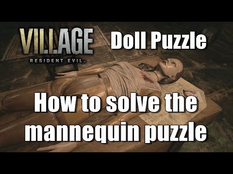 How to solve the mannequin puzzle at House Beneviento Resident Evil Village
