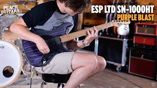 Video thumbnail for No Talking...Just Tones | ESP LTD SN-1000HT | Purple Blast by Peach Guitars