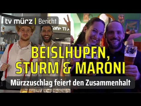 tv mürz | BEISLhupfn, Sturm & Maroni: Mürzzuschlag feiert den Zusammenhalt