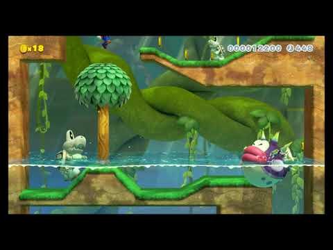 Mario Maker Level - Persistent Porcupuffer Pursuit