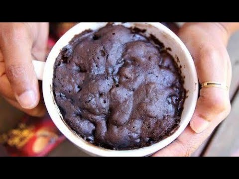 How to make chocolate mug cake with normal biscuits l Taiba’s Hour