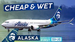 Affordable or Cheap? · ALASKA AIRLINES 737 Max First Class 🇺🇸 Seattle to Las Vegas《 The US Series 》