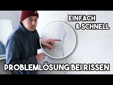 How to properly close cracks in the wall and plaster (problem solving) | kreativtobi